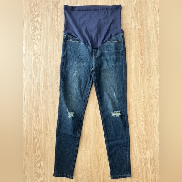 Pinkblush Denim - Pinkblush distressed skinny maternity jeans nwot